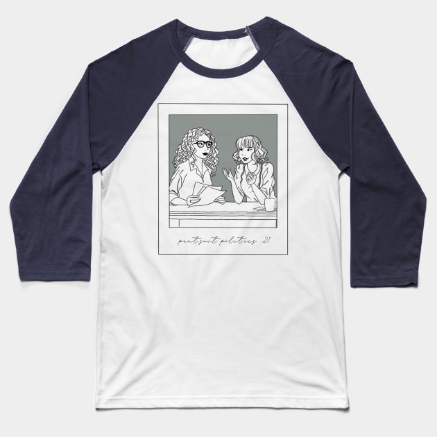 Pantsuit Politics: Polaroid #2 Baseball T-Shirt by BrawleyArt